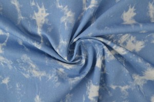Denim chambray washed print 17-01