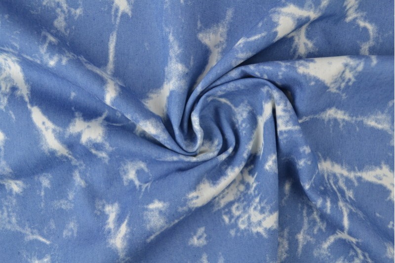 Denim chambray washed print 17-02