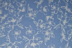 Denim chambray washed print 18-01