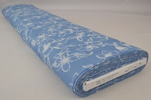 Denim chambray washed print 18-01