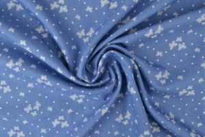 Denim chambray washed print 16-02