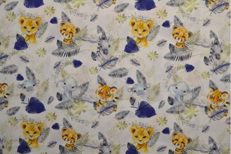 Cotton poplin print digital 75-2