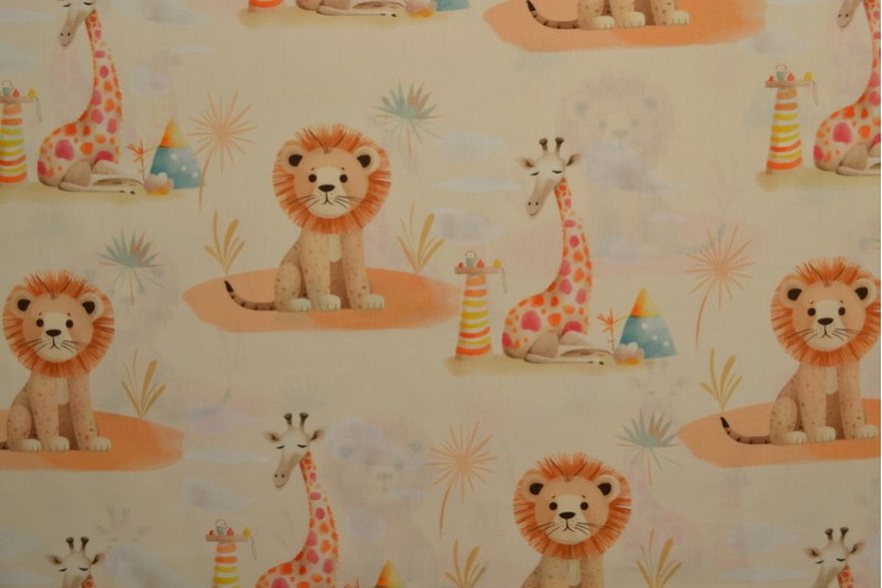 Cotton poplin print digital 77-1