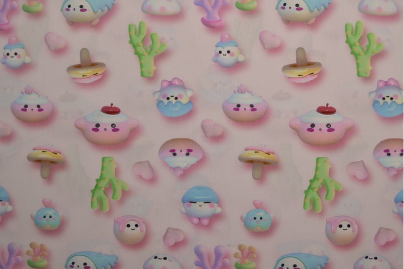 Cotton poplin print digital 82-1