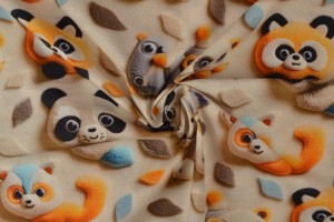Cotton poplin print digital 92-1