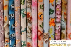 Katoen poplin prints digitaal