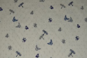 Mesh embroidered 01 butterfly