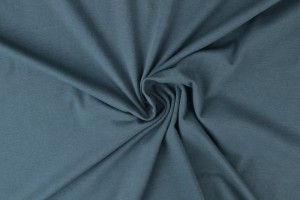 Katoen jersey 28167 grijs-blauw
