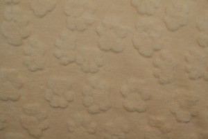 fleece dog paws 22 champagne