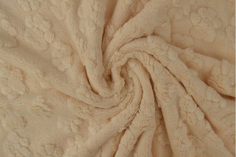 fleece dog paws 22 champagne