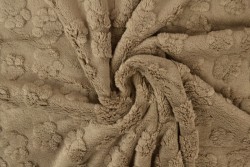 fleece dog paws 69 taupe