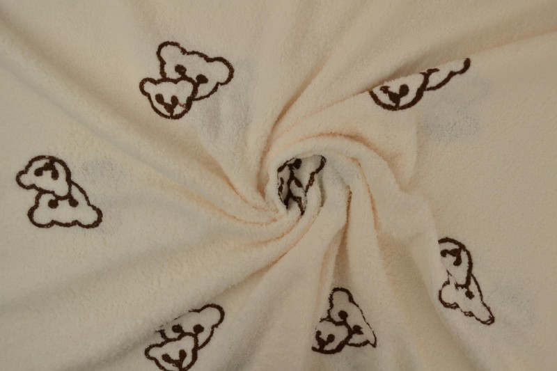 teddy towelling embroidered 01-02