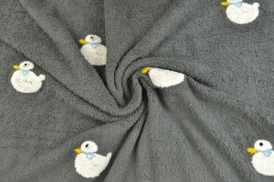 teddy towelling embroidered 05-17