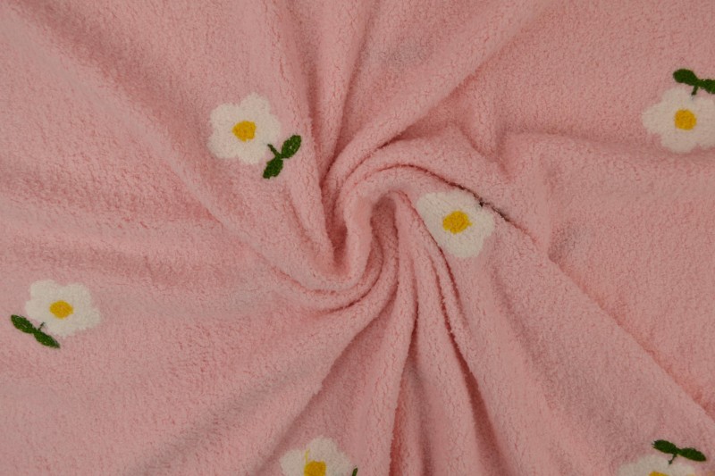 teddy towelling embroidered 06-04
