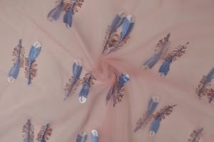 Mesh embroidered 02-01