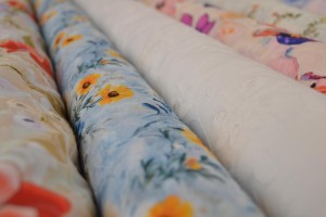 Katoen broderie prints