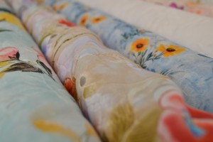 Katoen broderie prints