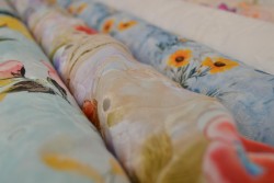 Katoen broderie prints