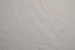 Cotton embroidery white 01-01
