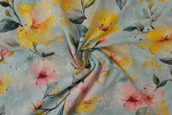 Cotton embroidery print 07