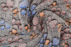 Coral fleece print 82-04