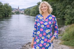 Katoen poplin prints bloemen 4/4