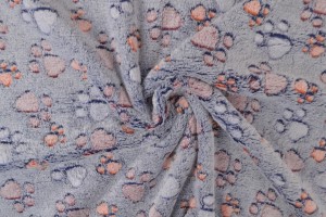 Coral fleece print 82-05