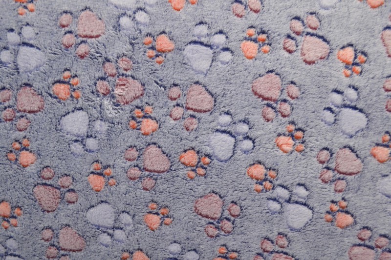 Coral fleece print 82-05