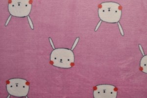 Coral fleece print 192-01