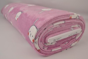 Coral fleece print 192-01
