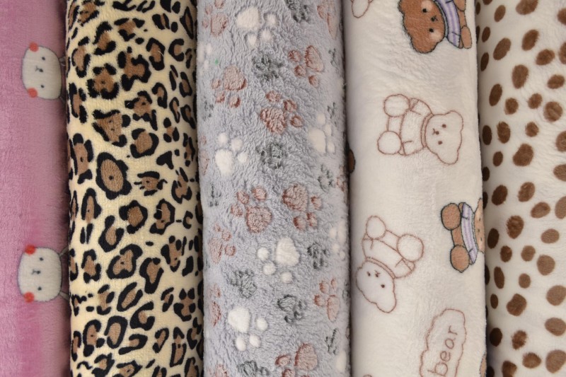 Coral fleece prints