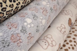 Coral fleece prints