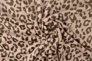 Coral fleece print 191-01