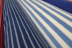 Katoen tricot ''brushed stripes'
