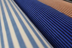 Katoen tricot ''brushed stripes'