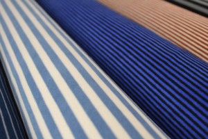 Katoen tricot ''brushed stripes'