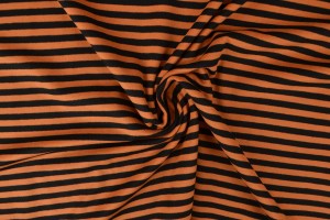 Cotton jersey brushed stripes 02-01
