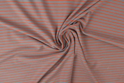 Cotton jersey brushed stripes 01-01