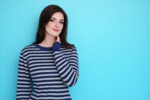 Katoen tricot ''brushed stripes'