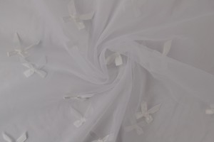 Mesh bowknot 08-00 white
