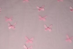 Mesh bowknot 08-04 pink