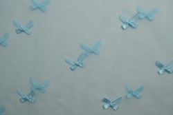 Mesh bowknot 08-05 blue