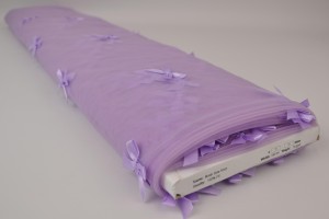 Mesh bowknot 08-21 lavender