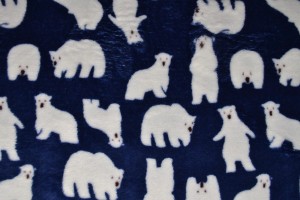 Coral fleece print 194-01