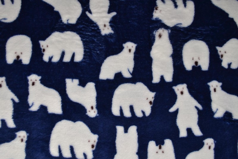 Coral fleece print 194-01