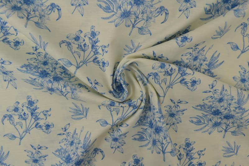 Linen fashion print 03-01