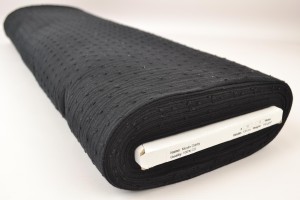 Muslin dobby 03 black