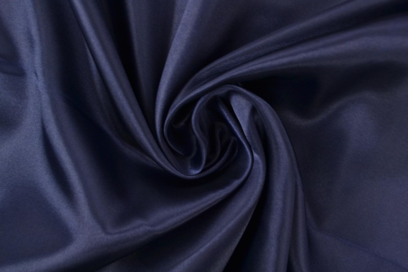 Satijn 48 navy blauw