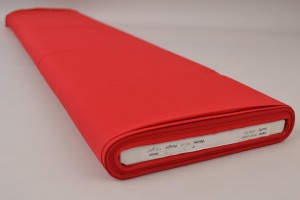 Katoen poplin 01 rood