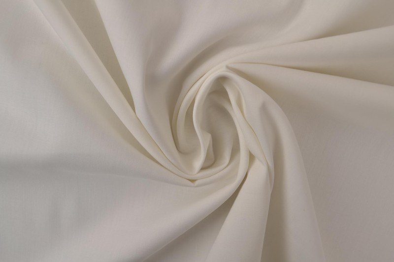 Katoen poplin 00 wit